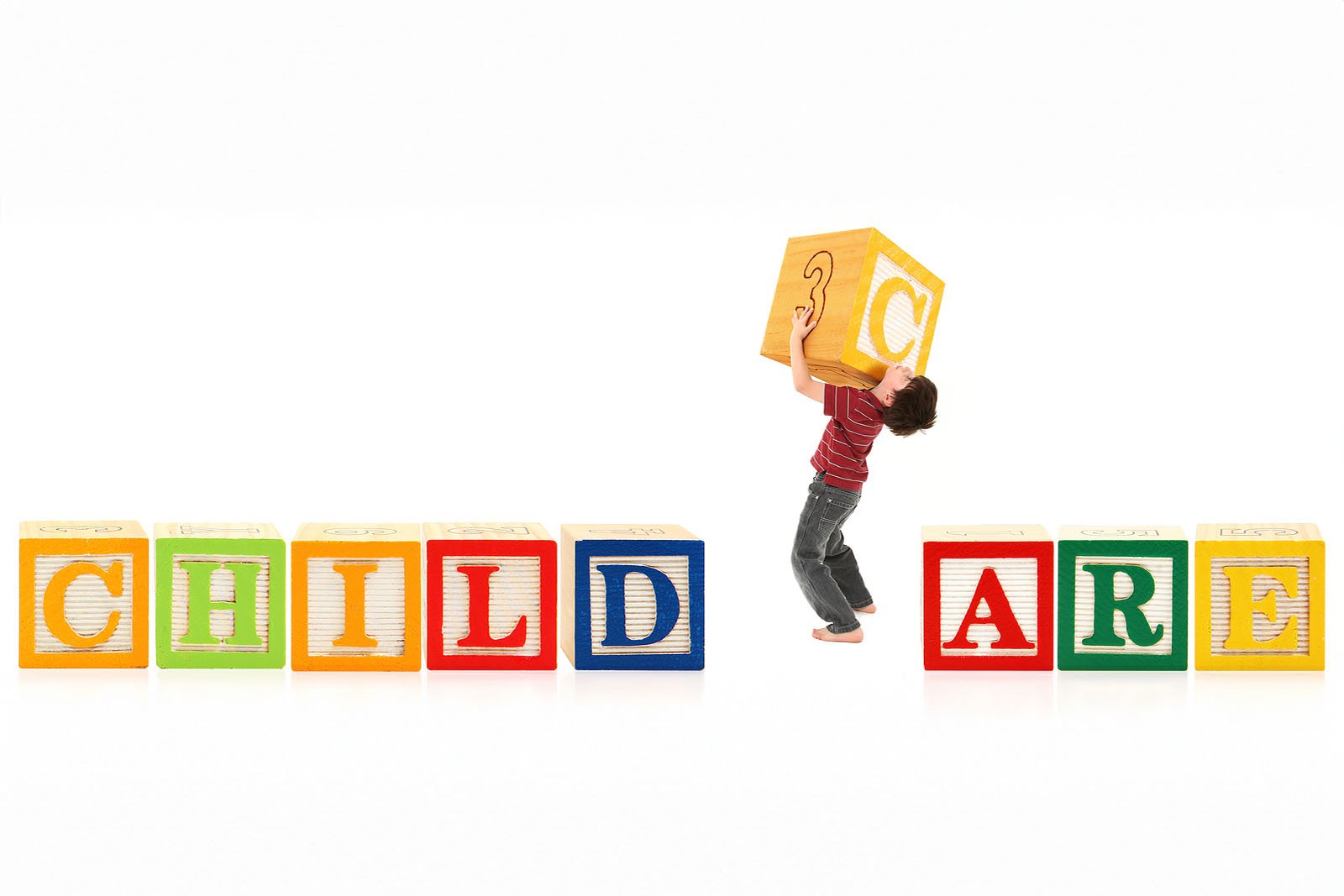 Boy Building Child Care